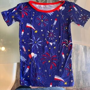 Little Sleepies two piece pajamas in “Firecracker”